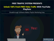 Tablet Screenshot of freetrafficsystem.com